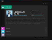 Tablet Screenshot of mohdizzairi.com